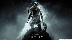 Skyrim illustration, The Elder Scrolls V: Skyrim, fantasy art, video games