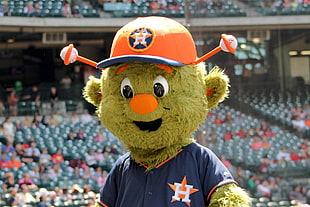 Houston Astros mascot during daytime