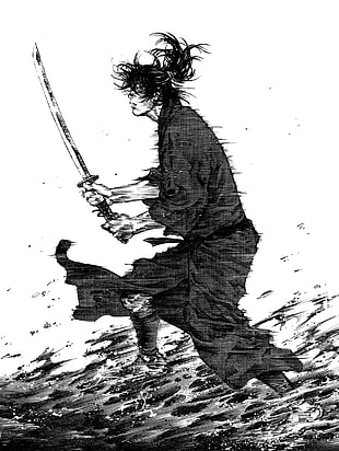 samurai illustration, Vagabond, Takehiko Inoue, Vagabond : Sumi, samurai