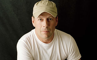 man wearing gray cap