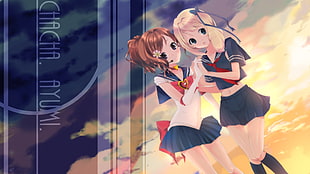 Chacha and Ayumi Anime illustration
