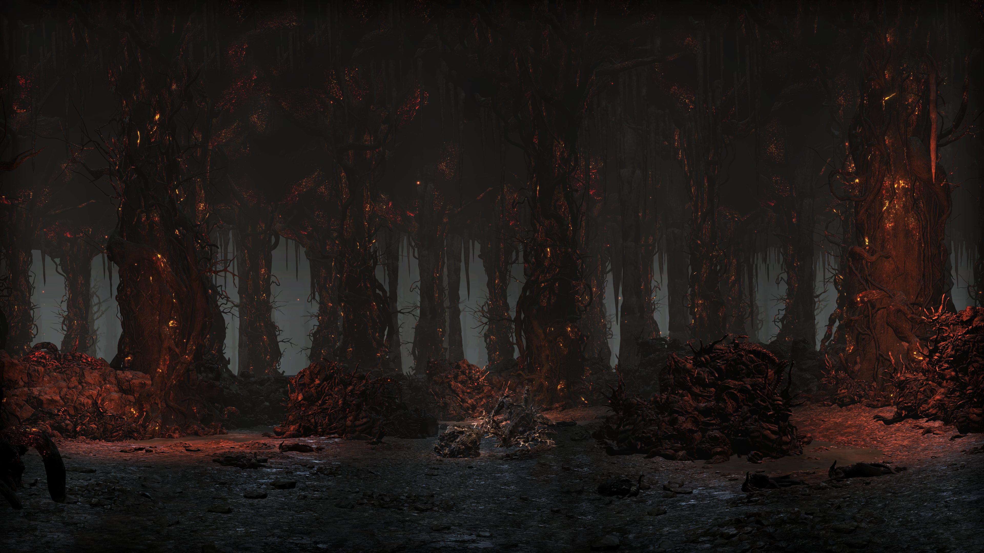 Forest Digital Wallpaper Dark Souls Iii Video Games Smouldering