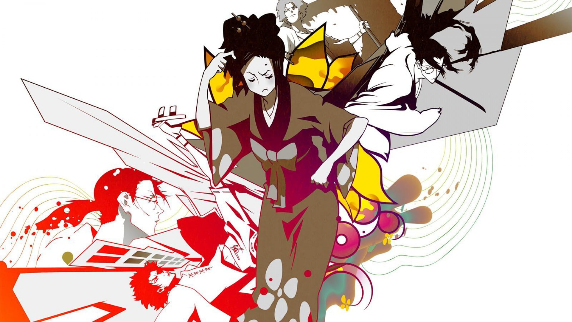 Two Anime With Swords Illustration Samourai Champloo Mugen Jin Samurai Champloo Hd Wallpaper Wallpaper Flare