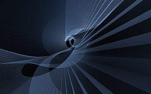 showing blue spiral logo HD wallpaper