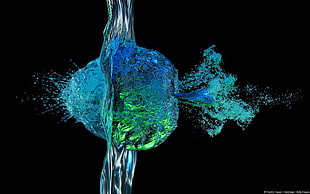 water splash, water