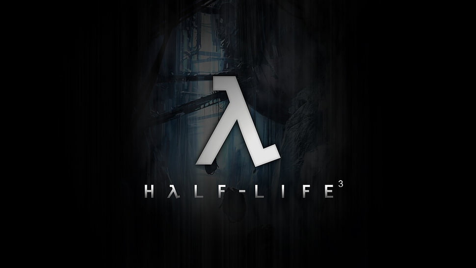 Half-Life 3 game logo HD wallpaper