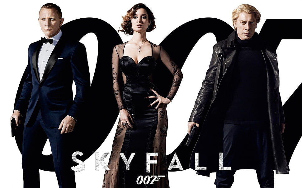 Skyfall movie poster, Daniel Craig, movies, Skyfall, Javier Bardem HD wallpaper