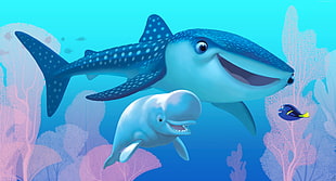 Finding Dory characters illustration