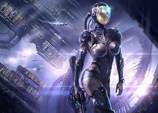 game character, artwork, science fiction HD wallpaper