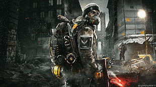 soldier illustration, Tom Clancy's The Division, video games HD wallpaper