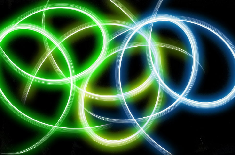 Atomium, Brussels, Circles, Lines, Glowing HD wallpaper