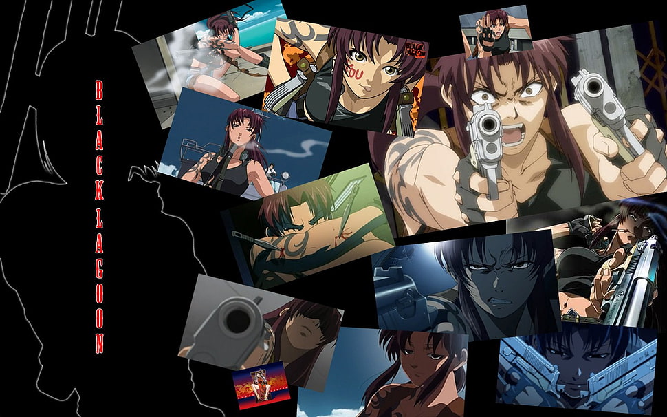 anime digital wallpaper, Black Lagoon, Revy, anime HD wallpaper