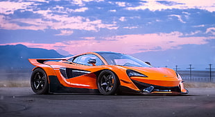 orange McLaren sports car