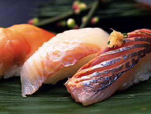 sushi on rice