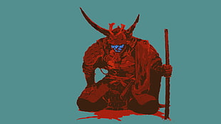 samurai sketch, Cannibal Ox, cover art, Blade of the Ronin, hip hop