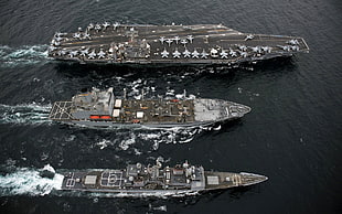 three black plane ships, military, war, airplane, transport