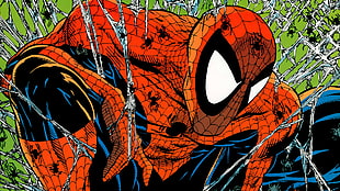 Spider-Man illustration, comics, Spider-Man, Peter Parker
