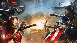 Civil War illustration HD wallpaper