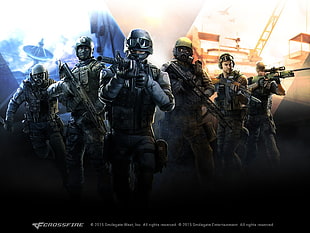 two black and one brown action figures, special forces