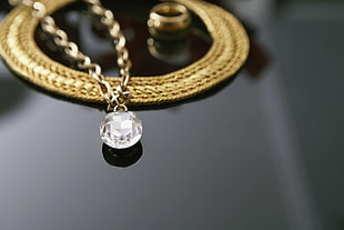 Chain,  Gold,  Diamonds HD wallpaper