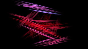 abstract, colorful, lines, purple HD wallpaper