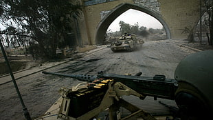 grey battle tank, infantry fighting vehicle, Second Gulf War, military, vehicle HD wallpaper