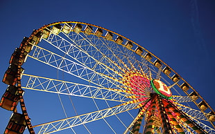 low angle photo of Ferris Wheel HD wallpaper