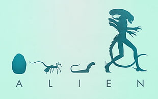 Alien poster, Alien (movie), Xenomorph, artwork, creature HD wallpaper