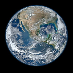 out of the world photography of sphere Earth HD wallpaper