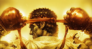 Ryu of Street Fighter illustration HD wallpaper