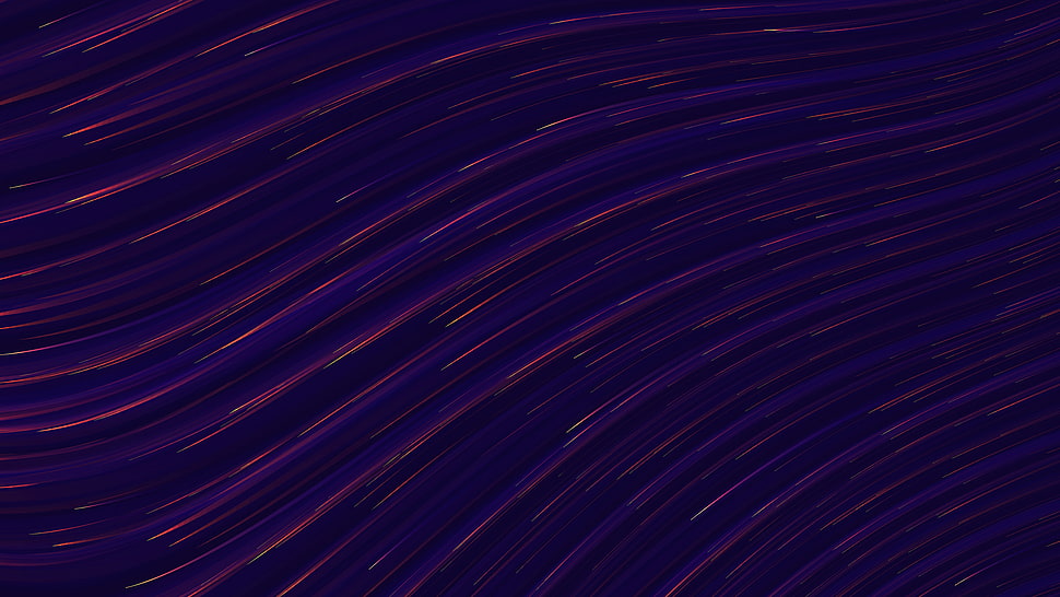 Waves, Dark, Rays, HD HD wallpaper