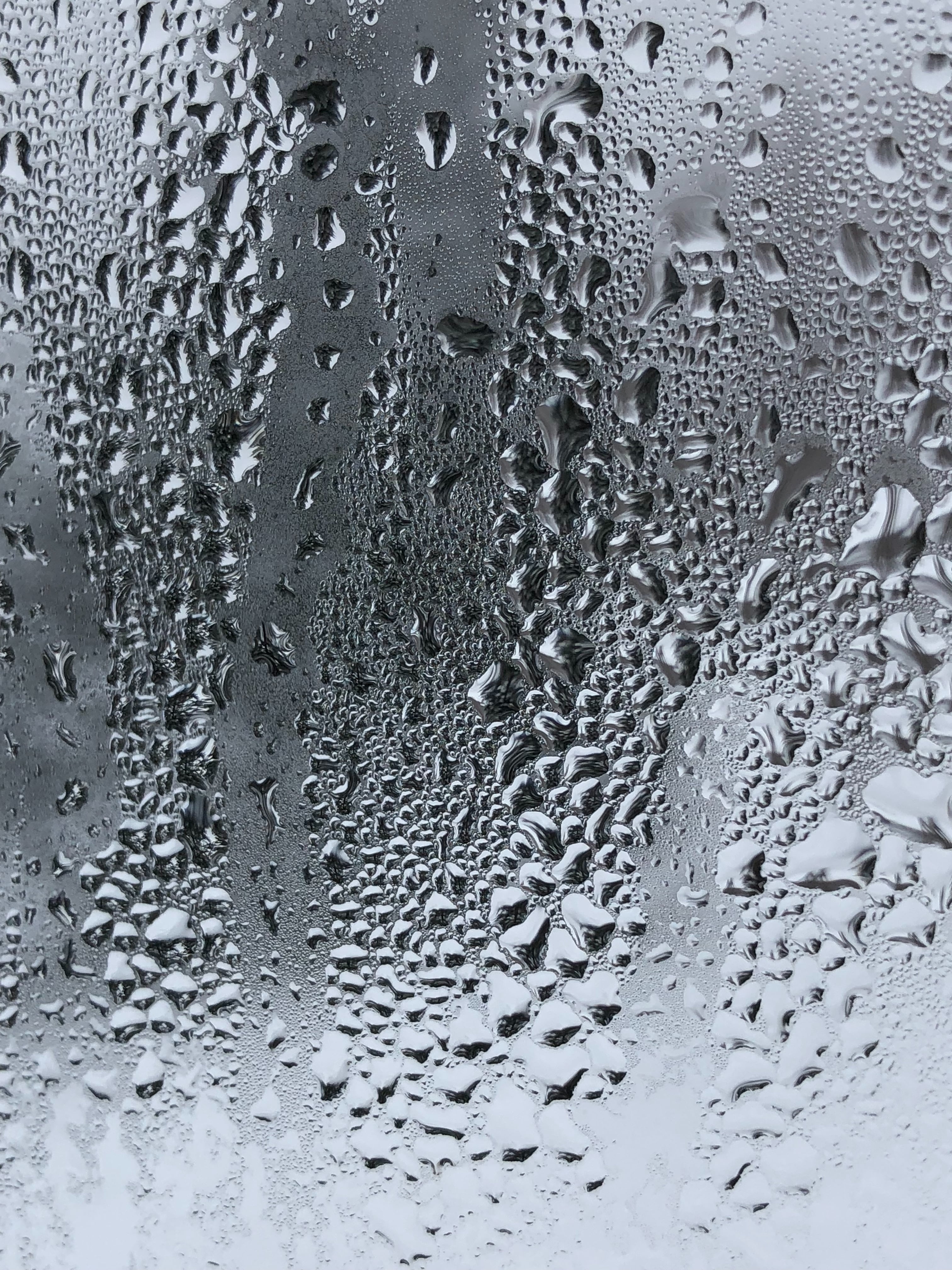 Water Droplets Drops Glass Surface Hd Wallpaper