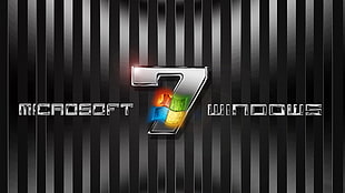 black and gray car amplifier, Windows 7, Microsoft
