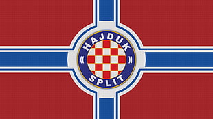 Hajduk Split logo HD wallpaper