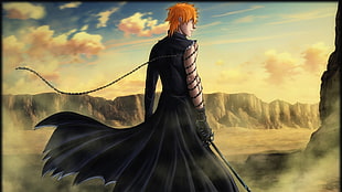 male character Bleach illustration