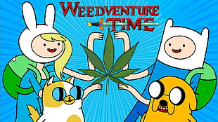 Weedventure Time wallpaper