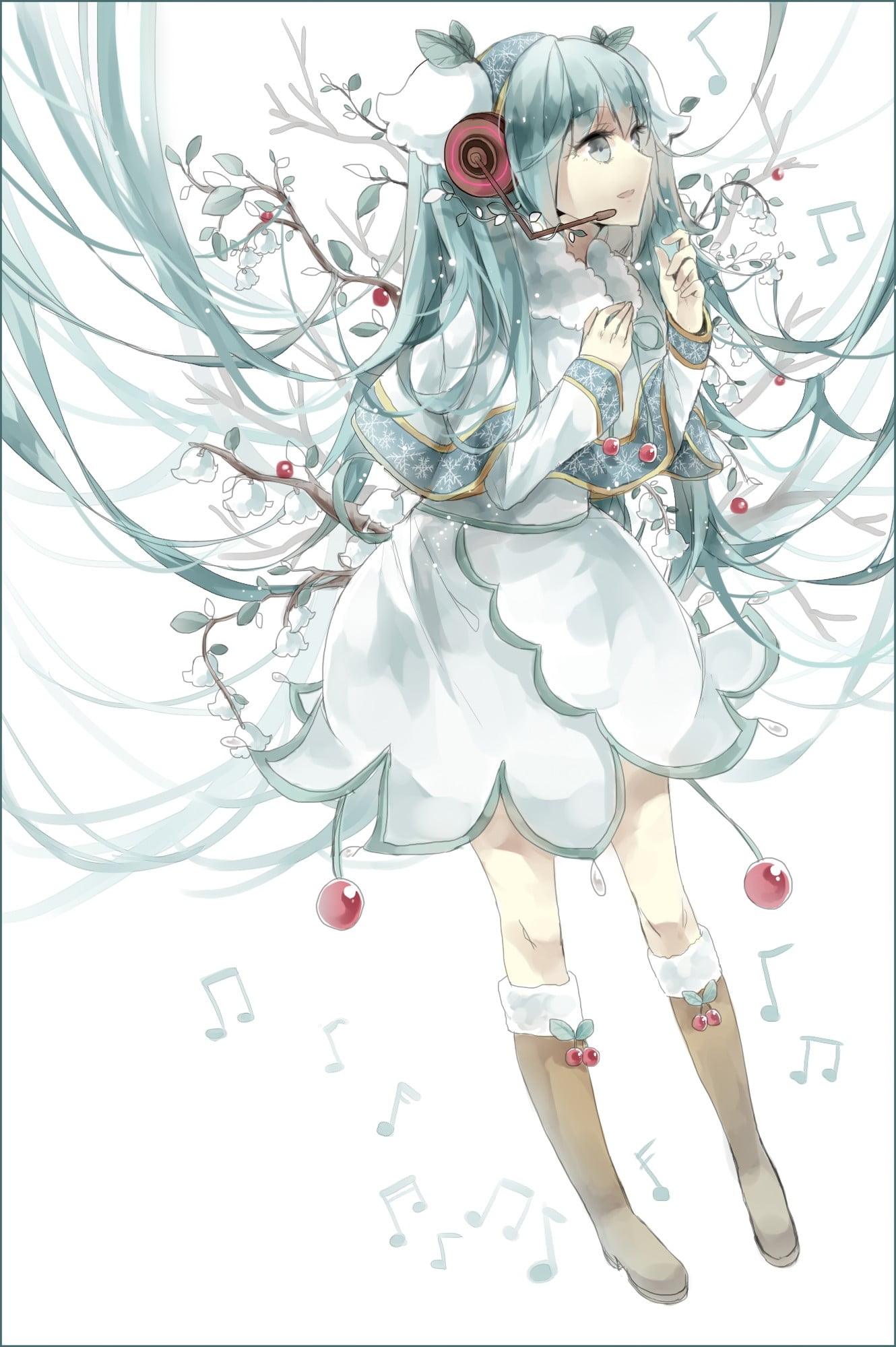 female anime character wearing dress illustration