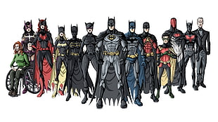 Batman and Batgirl illustration