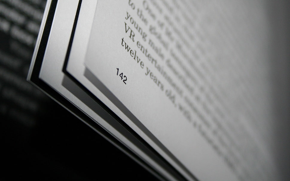 macro, books HD wallpaper