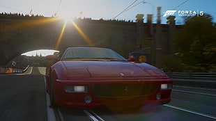 red car, video games, Forza Motorsport, Ferrari, Ferrari 355 HD wallpaper