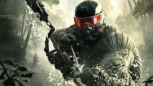 man holding bow wallpaper, Crysis 3, Crysis, video games, first-person shooter HD wallpaper