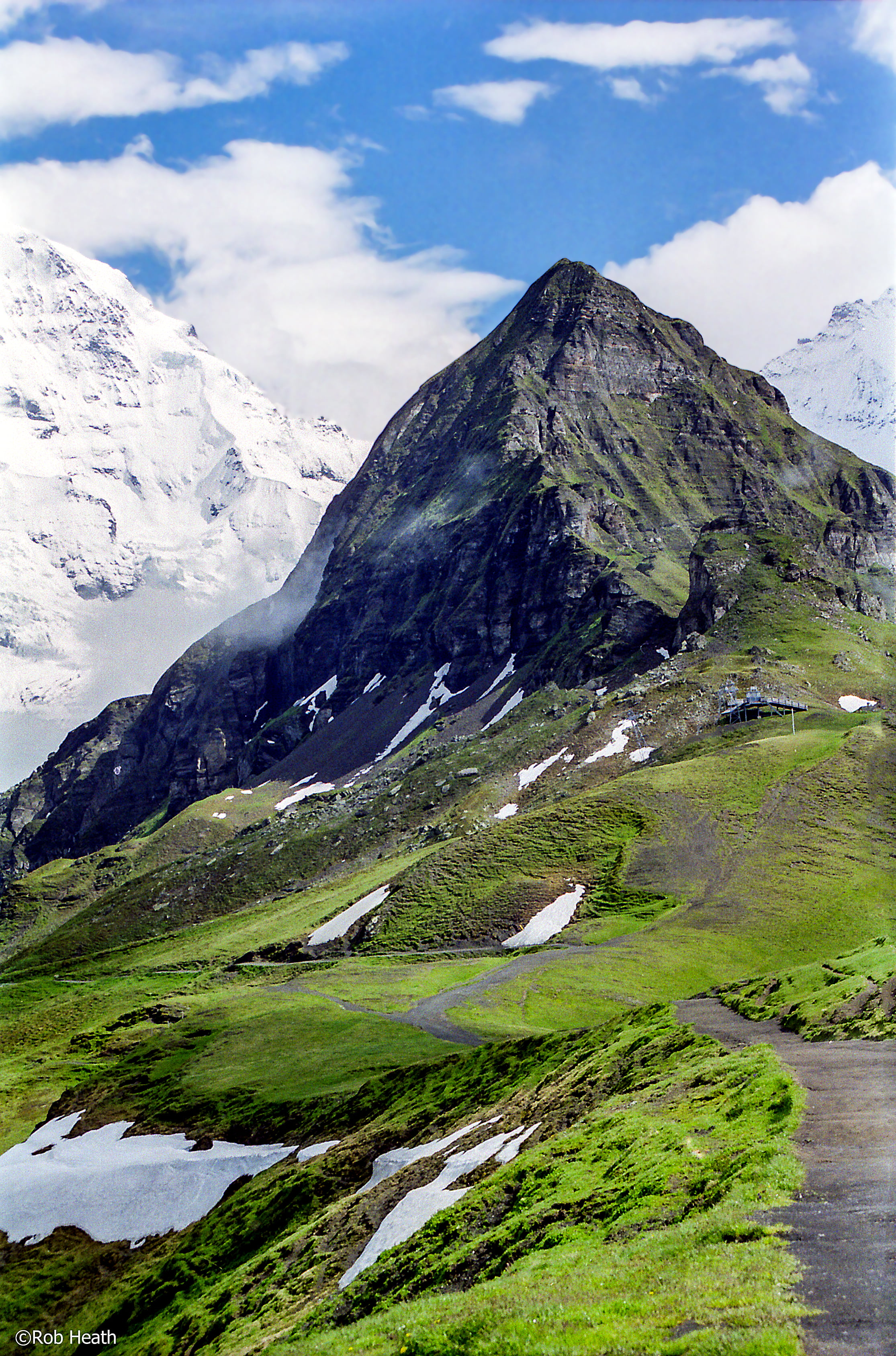 landscape photography of mountain during daytime, wengen, switzerland