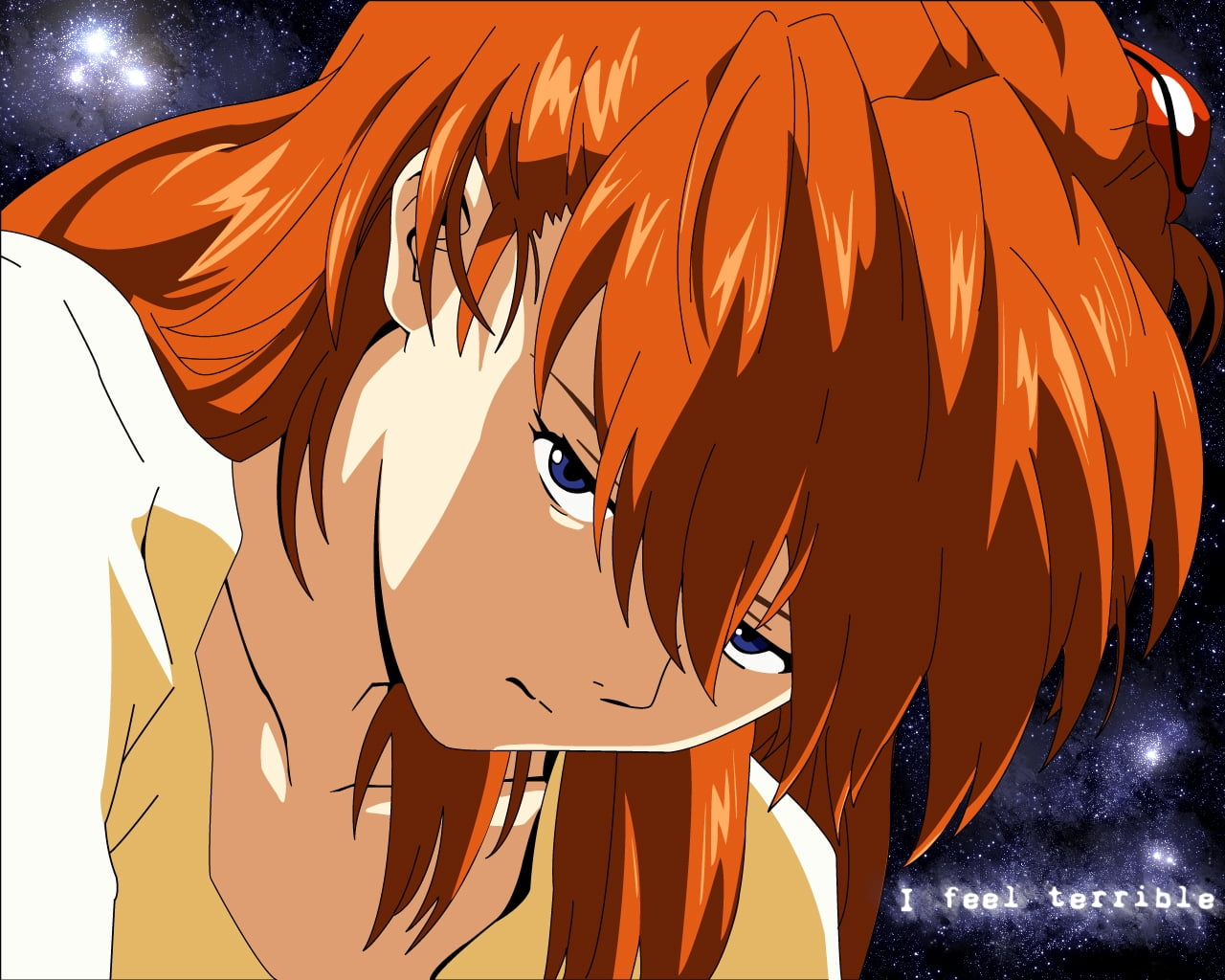 Orange haired anime character illustration HD wallpaper | Wallpaper Flare