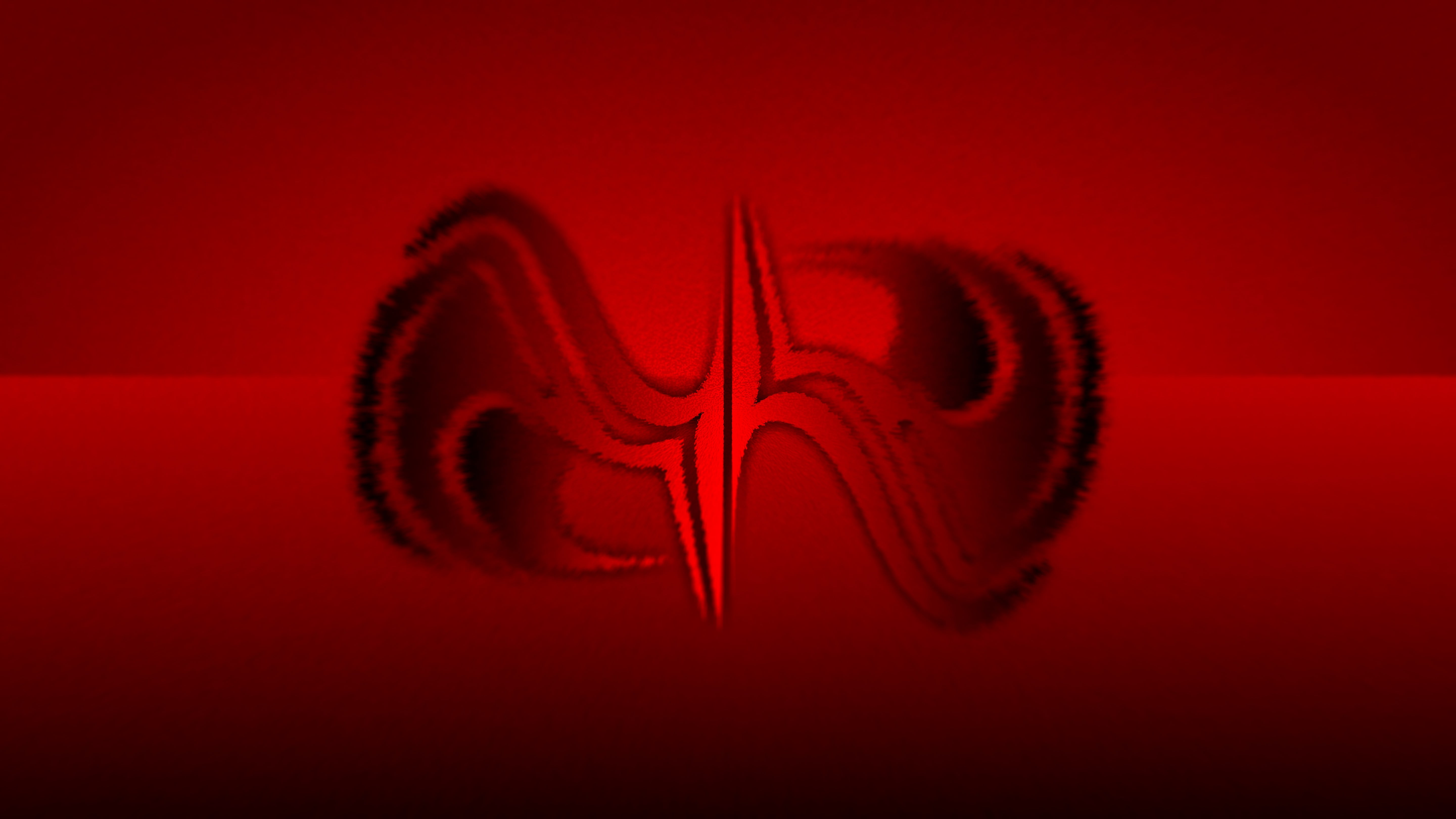 black and red logo, abstract