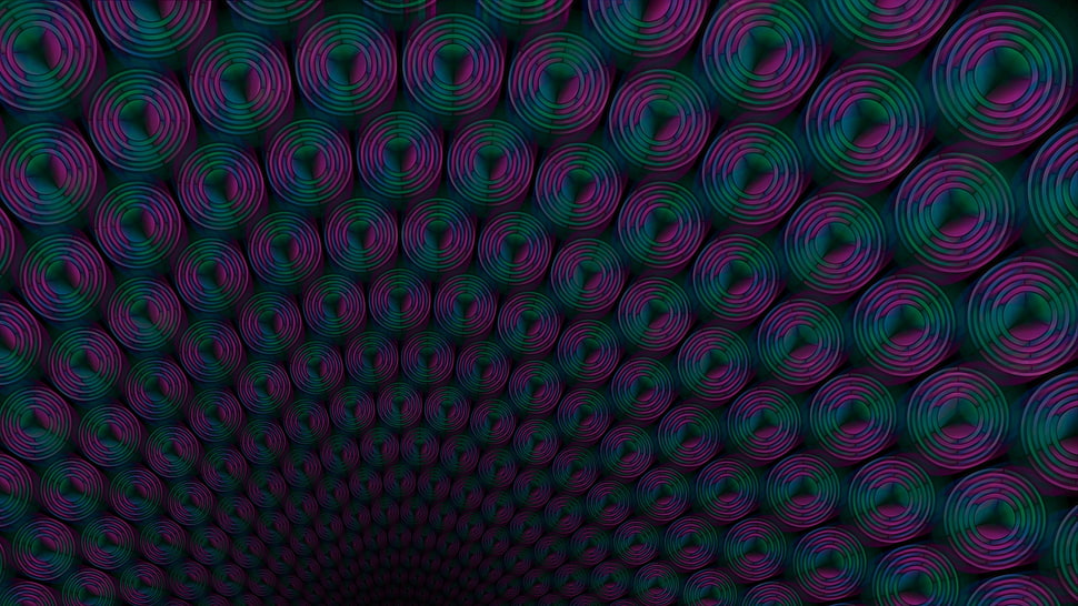 optical illusion, circle, pattern, artwork HD wallpaper