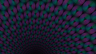 optical illusion, circle, pattern, artwork