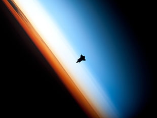 space, skyline, sky, space shuttle HD wallpaper
