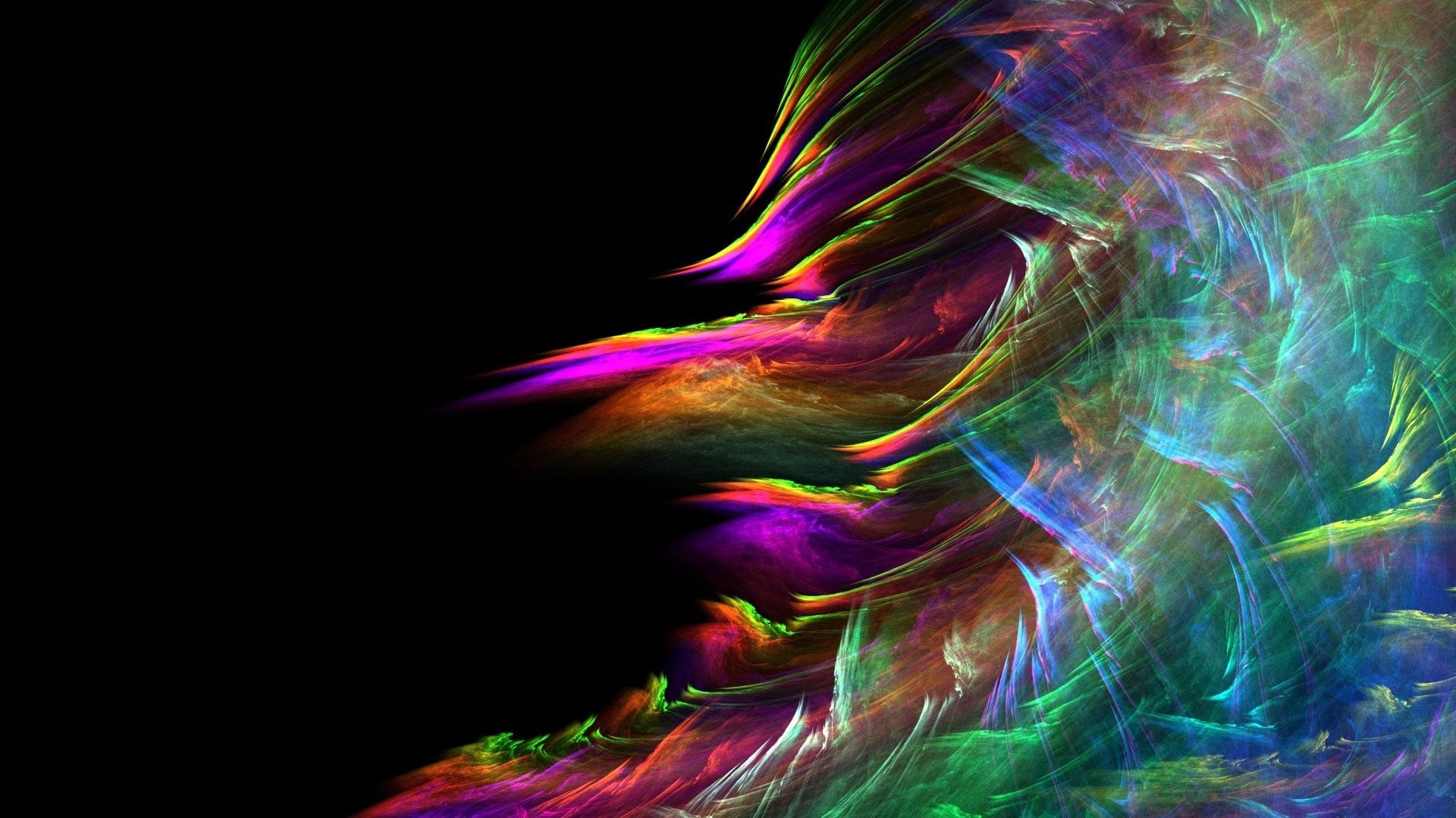 Assorted-color wallpaper, colorful, artwork, abstract, digital art HD