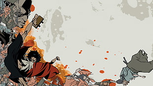 Samurai Champloo illustration, Samurai Champloo, anime, illustration, digital art