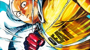 One Punch Man Saitama digital wallpaper, Saitama, One-Punch Man